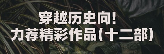 穿越歷史向！力薦精彩作品(十二部)