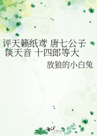 评天籁纸鸢 唐七公子 谈天音 十四郎等大神
